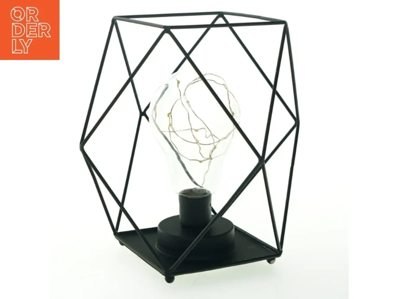 Billede 1 - Dekorativ bordlampe (str. 21 cm)