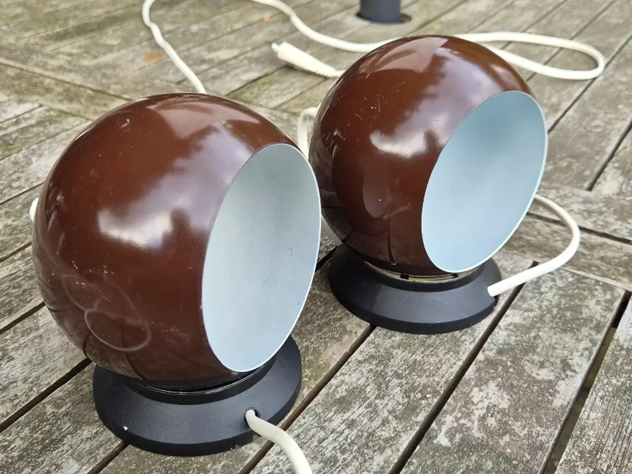 Billede 1 - Fine chokoladebrune magnetlamper fra ABO Randers