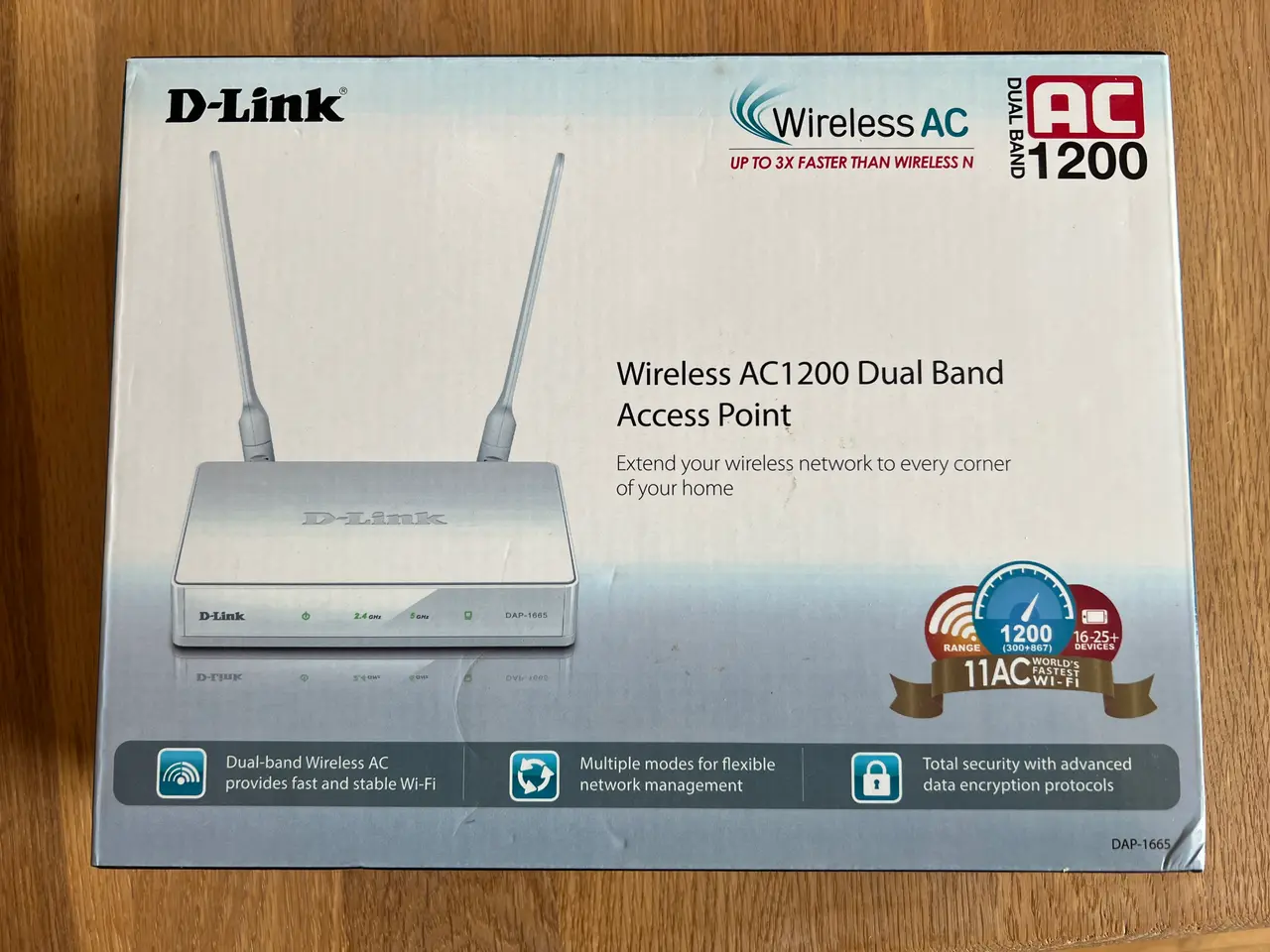 Billede 1 - D-Link Wireless AC1200 Dual Access Point – DAP-166