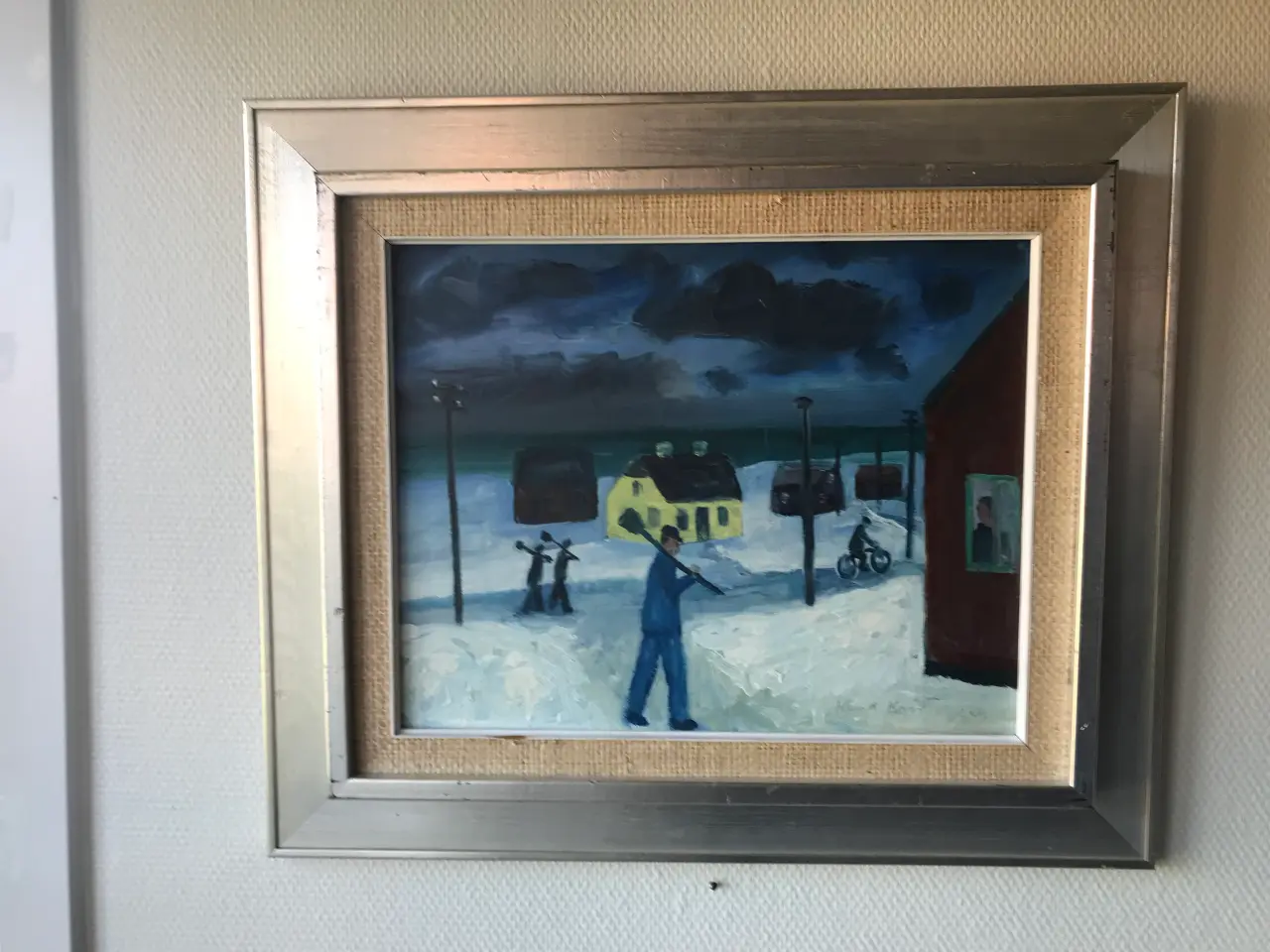 Billede 4 - "Vinter ved Havet  -  Tøvejr."  Knud Kristensen