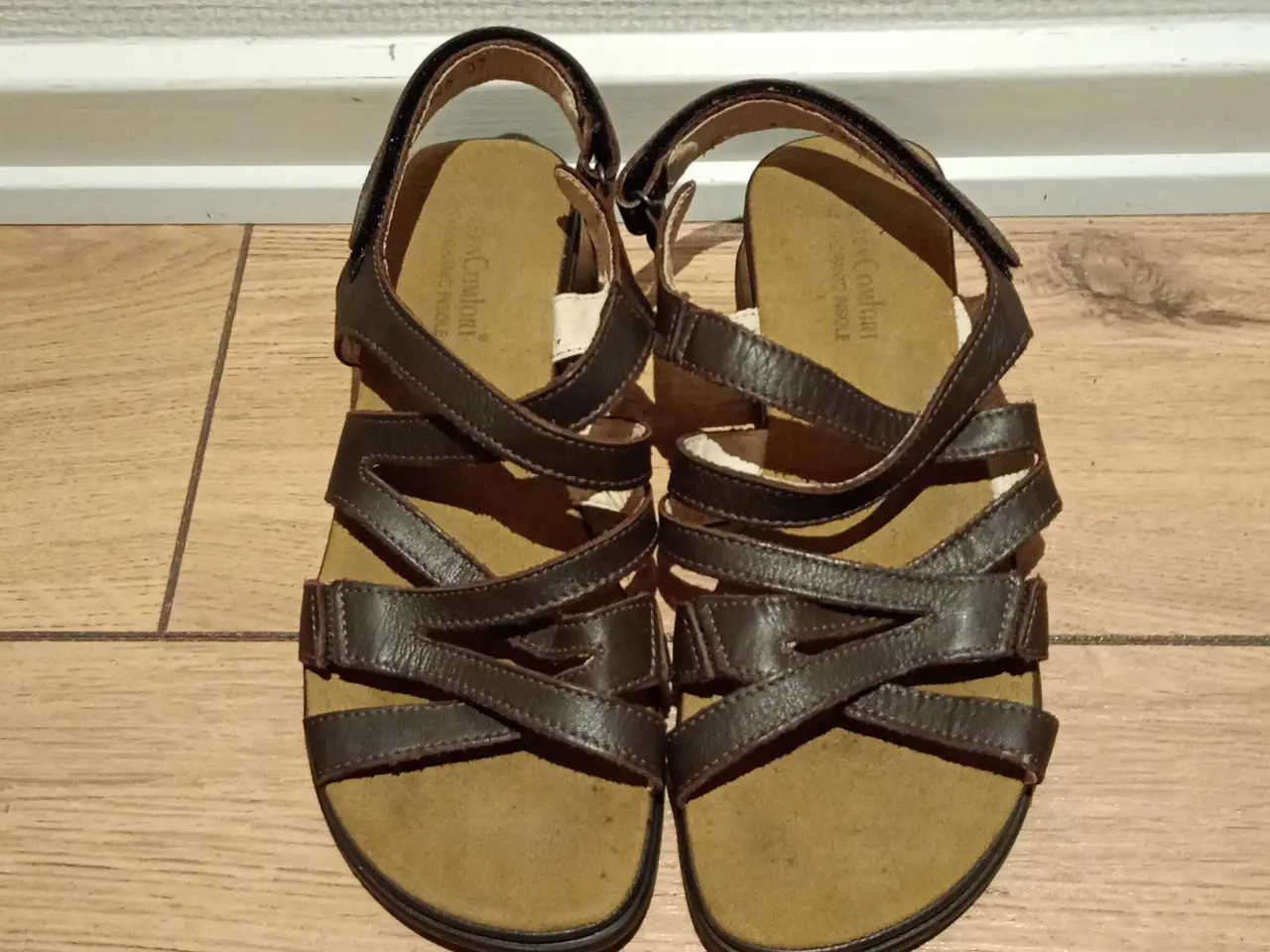 Billede 1 - Fine damesandaler med Velcro, GREEN COMFORT, str. 