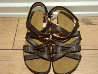 Fine damesandaler med Velcro, GREEN COMFORT, str.