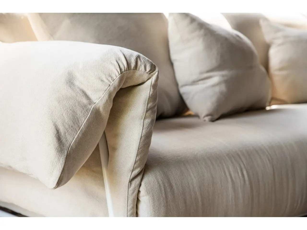 Billede 18 - ockero 3 personers Sofa - Beige og Hvid