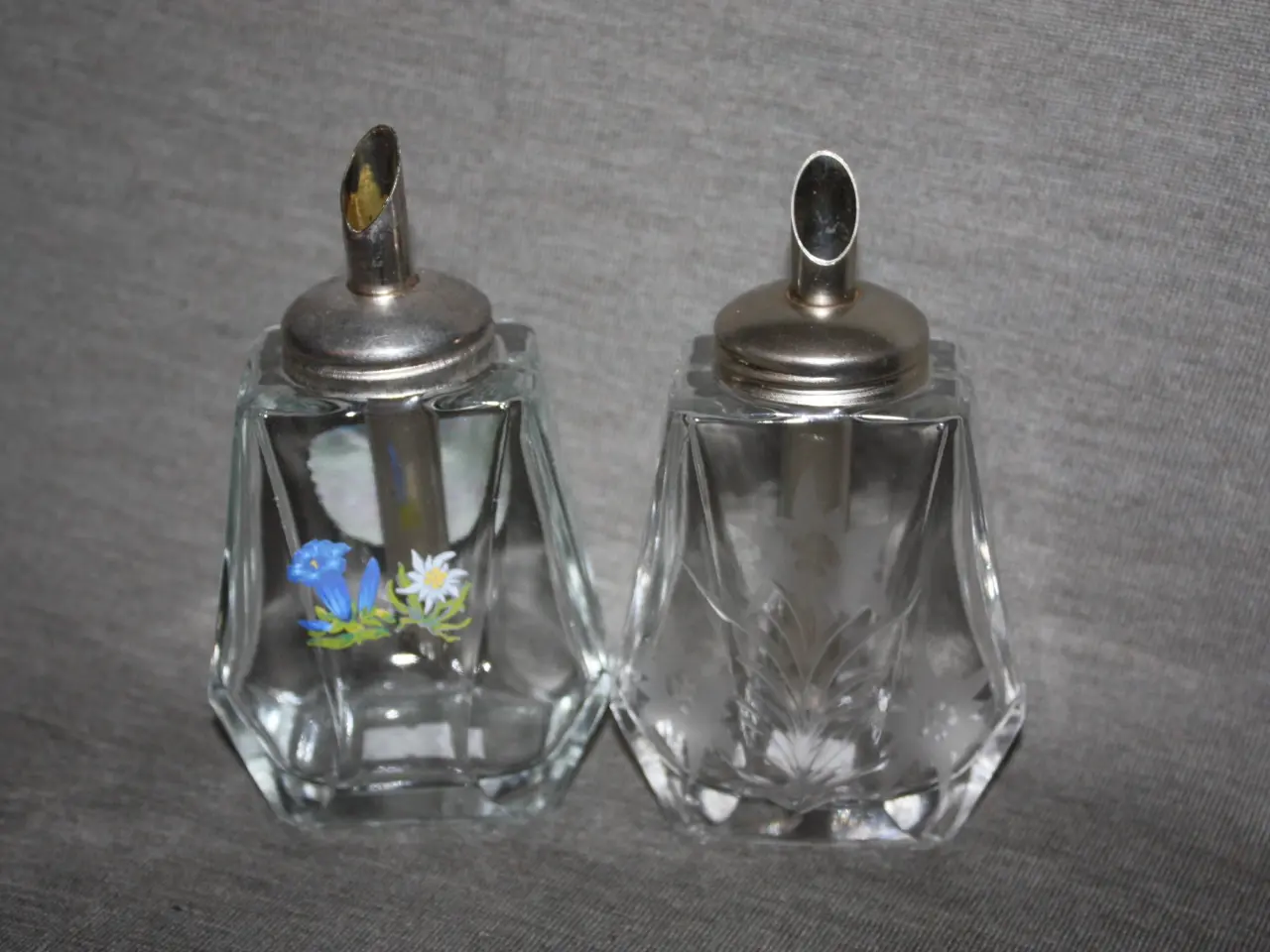 Billede 1 - Glas sukkerstrøer pris for 2 stk.