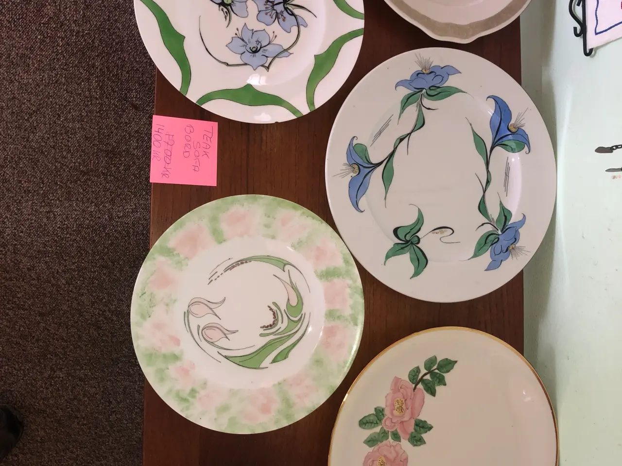 Billede 3 - Porcelæn håndmalet. 
