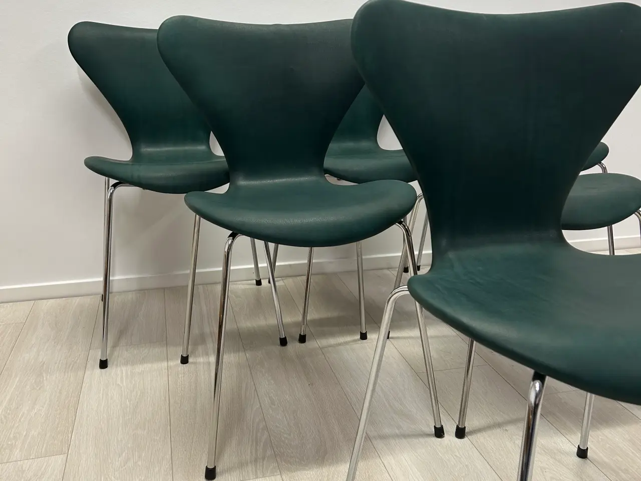 Billede 3 - Arne Jacobsen Syverstole Pure anilin Grøn