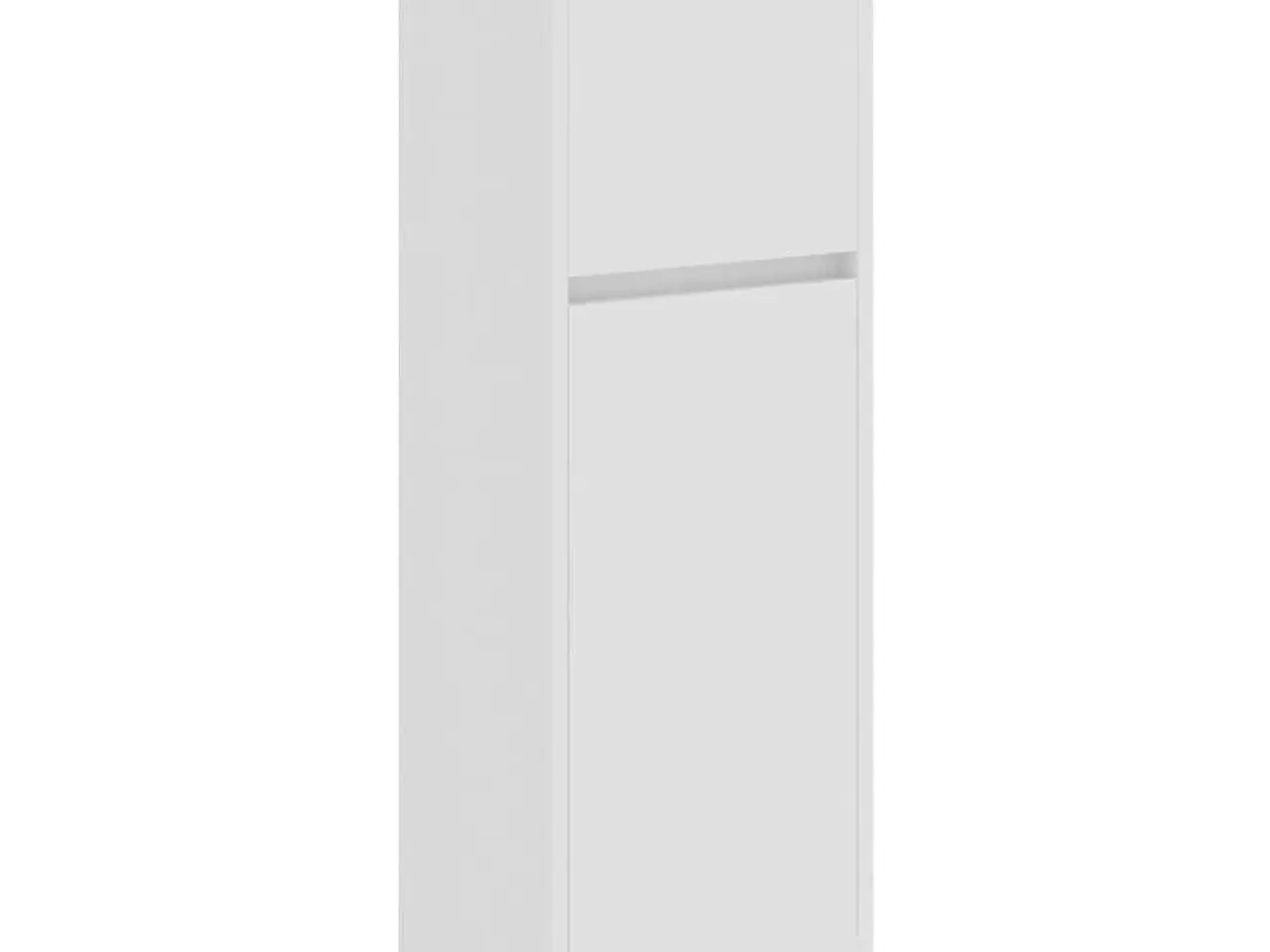 Billede 2 - Badeværelsesskab 30×30×95 cm i hvidt konstrueret træ