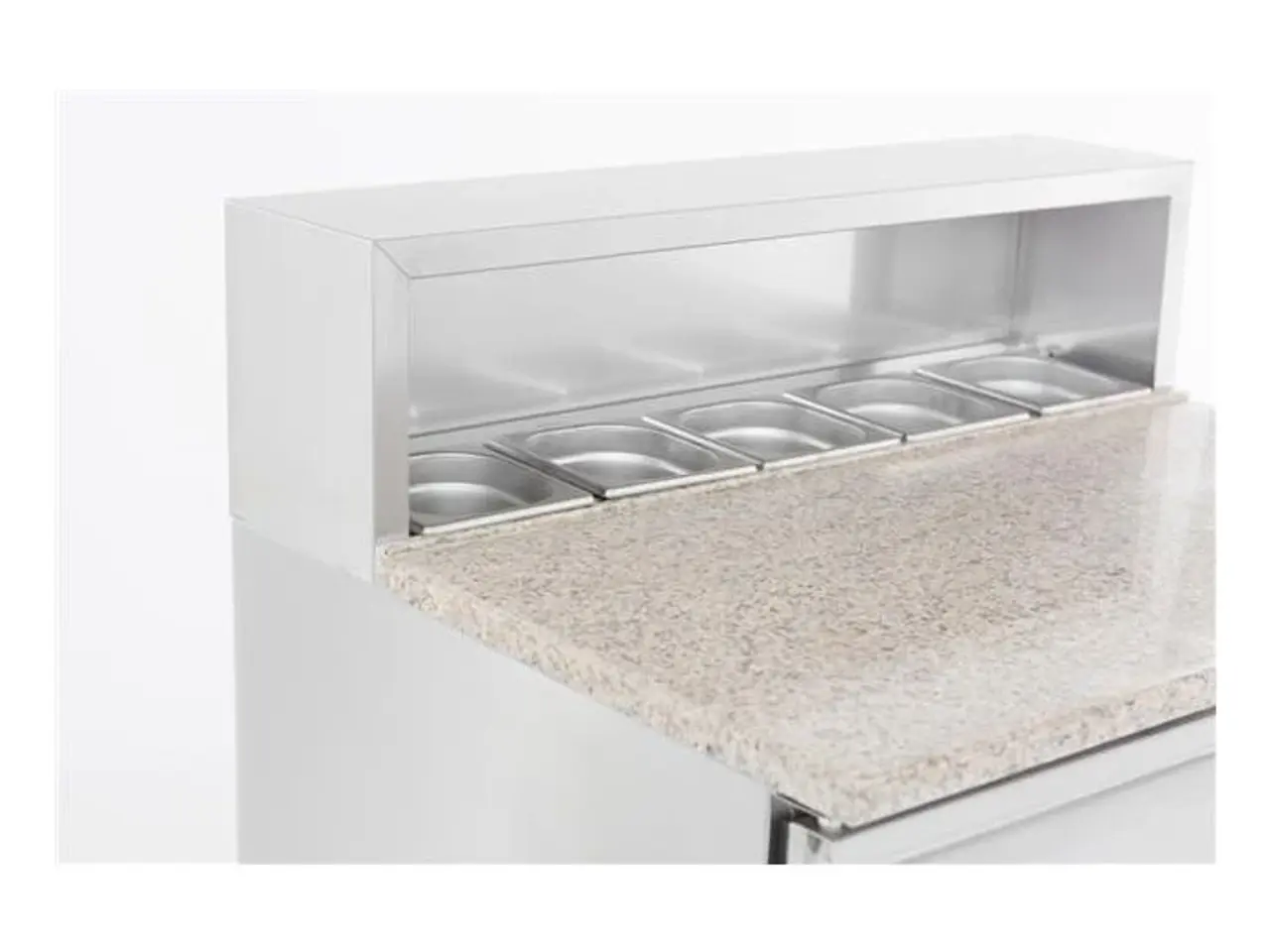 Billede 2 - Pizzadisk med 2 døre – B903 x D700 x H1090 mm