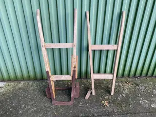 Gammel sækkevogn + rep. kit