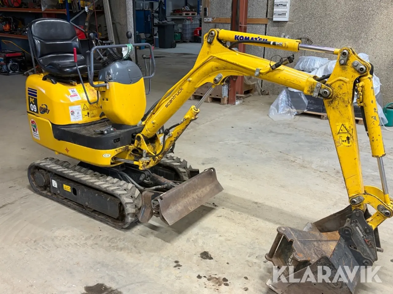 Billede 7 - MiniGravemaskine Komatsu Pc09