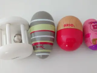 4stk rangle/rasleæg.. 2 Brio, 1 Maki, 1 uden navn.