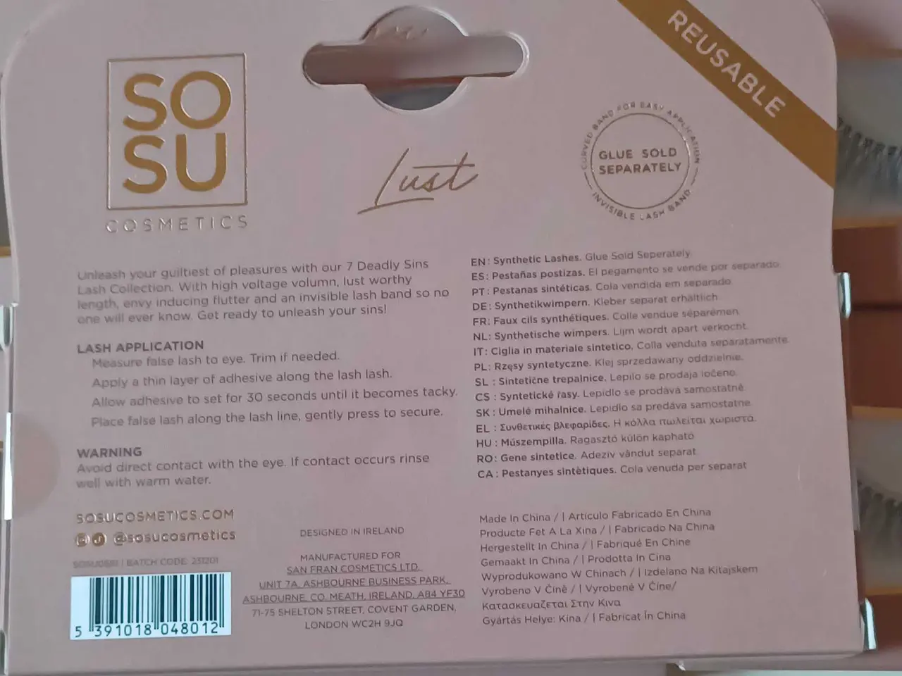 Billede 2 - Sosu øjenvipper