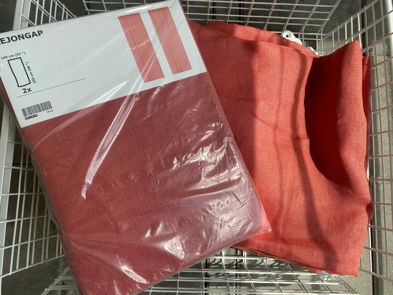Billede 1 - 2 sæt gardiner fra ikea