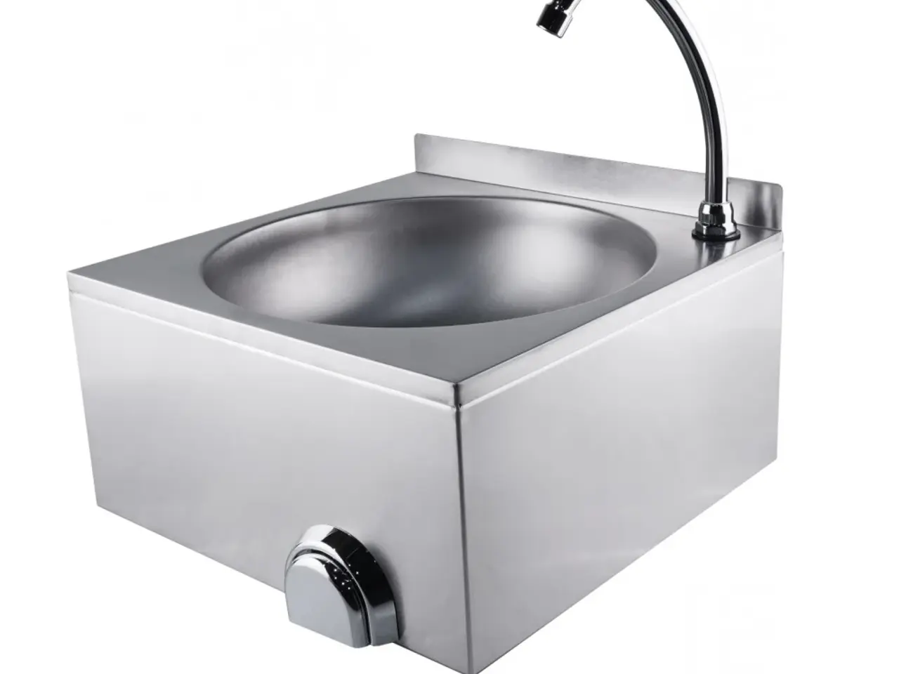 Billede 1 - Stål håndvask – 400 x 400 x 240 mm