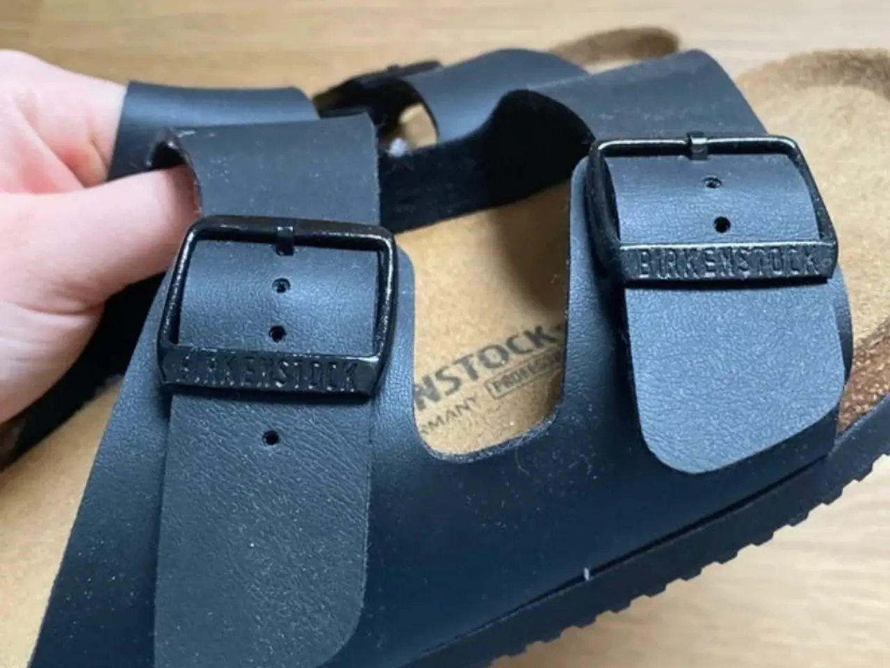 Billede 3 - Sorte Birkenstock sandaler
