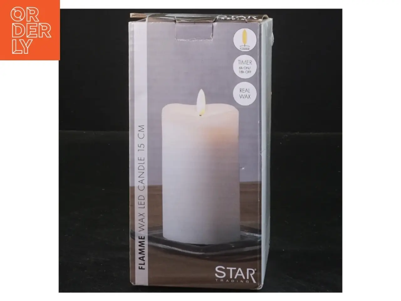 Billede 4 - UBRUGT LED stearinlys fra Star Trading (str. 15 cm)