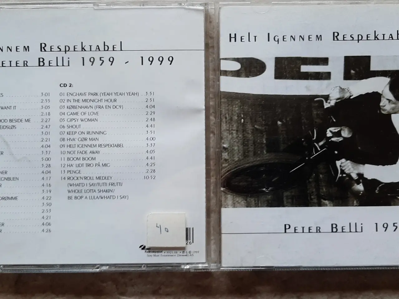 Billede 2 - Peter Belli dobb. CD 'Helt igennem Respektabel'