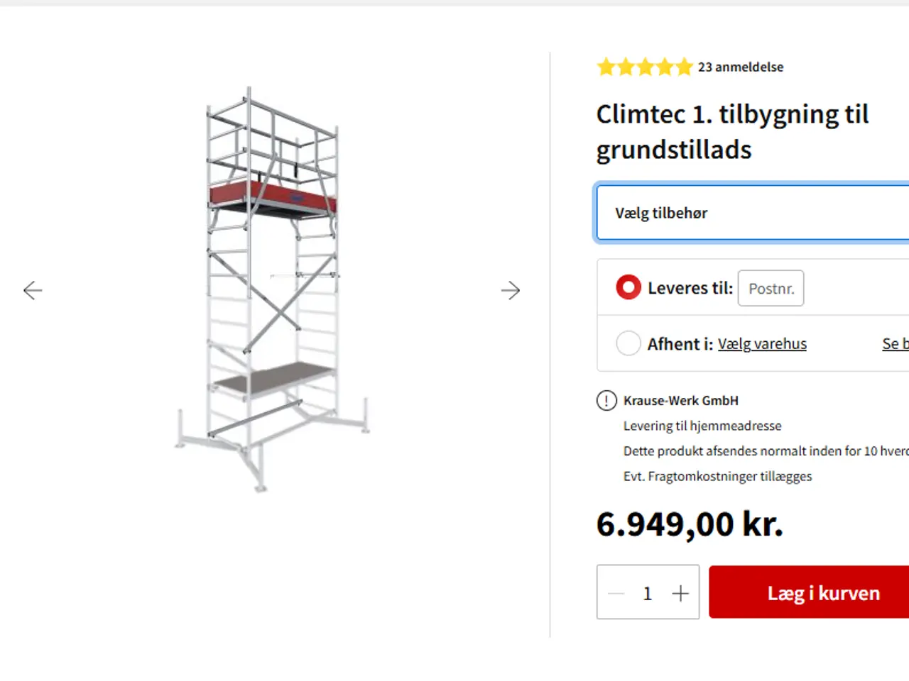 Billede 2 - Krause Climtec rullestillads