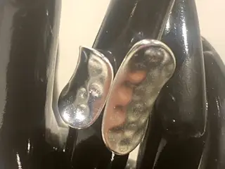 * Sterlingsølv; Fedeste asymmetrisk fingerring