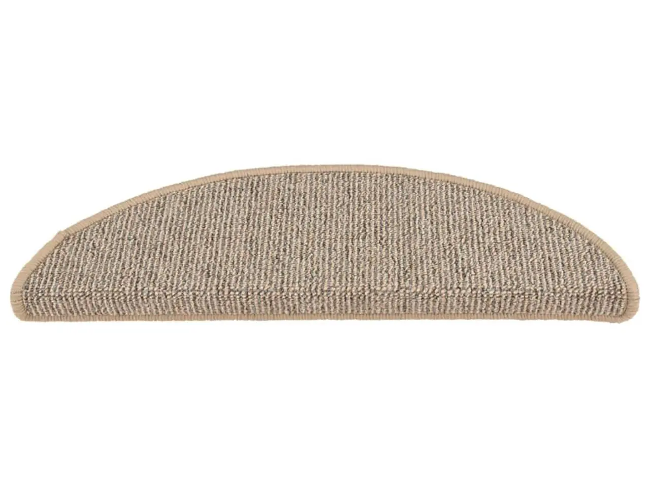 Billede 4 - Trappemåtter - 15 stk. halvrunde, 56 × 17 × 3 cm, brun