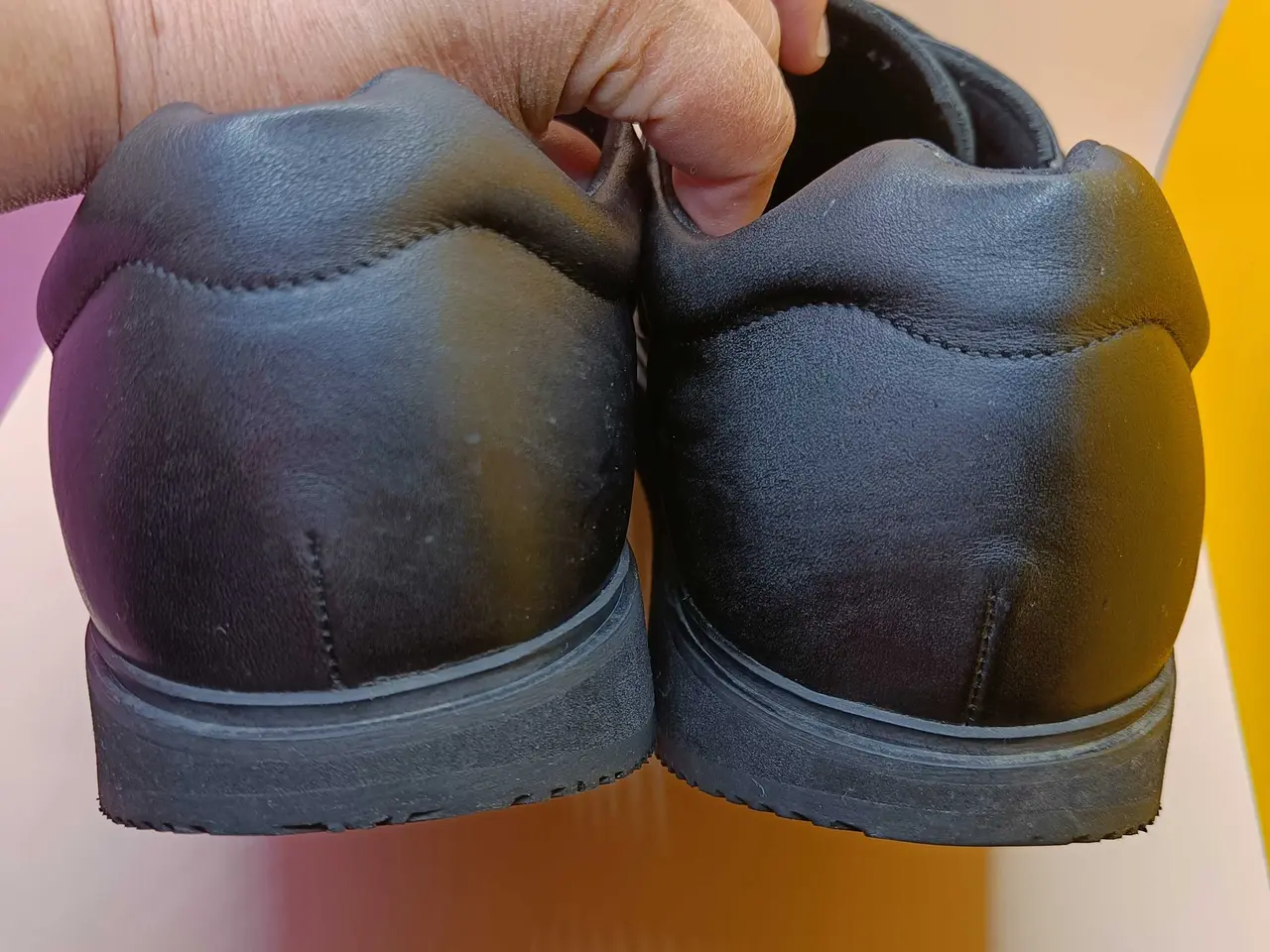 Billede 9 - New Feet sort læder sko 47str