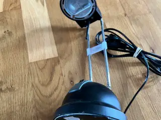 Halogen skrivebordslampe sort
