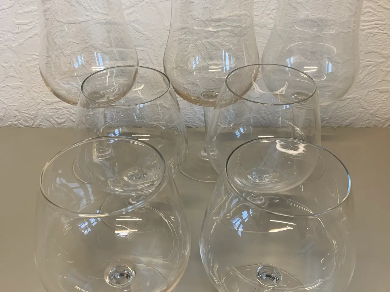 Billede 1 - Rødvin og cognac glas