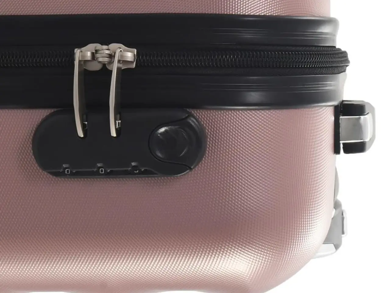 Billede 7 - Hardcase-kuffert i ABS - rosenguld, 55 × 36 × 22 cm
