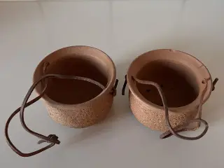 Brune hængepotter