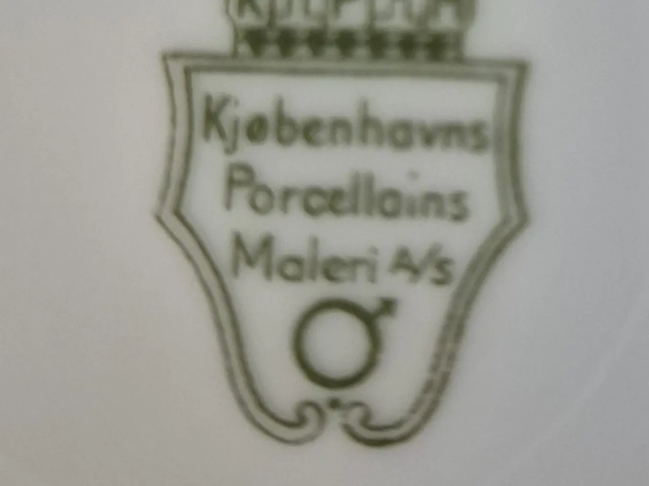 Billede 4 - Københavns Porcelæn Maleri -- Tallerken - fad - su