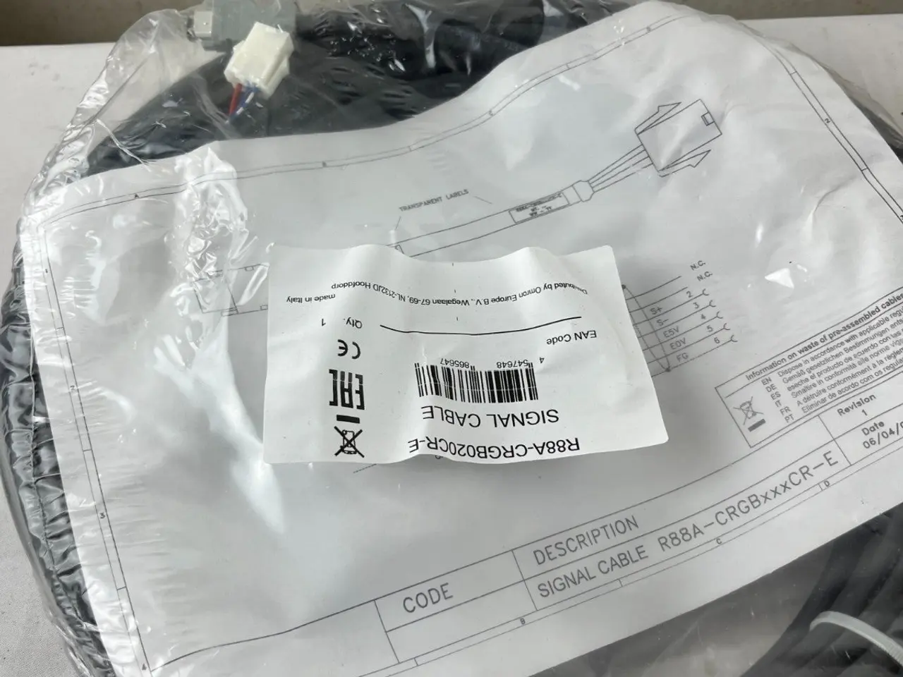 Billede 8 - Omron R88A-CRGB020CR-E servomotor Signal kabel 20