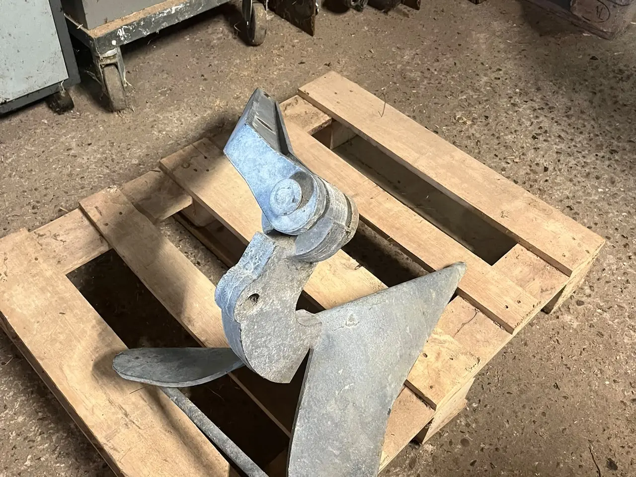 Billede 1 - Stor galvaniseret bådanker
