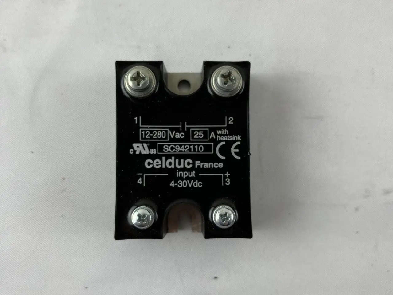 Billede 2 - Celduc SC942110 Solid State relæ 25A 12–280VAC