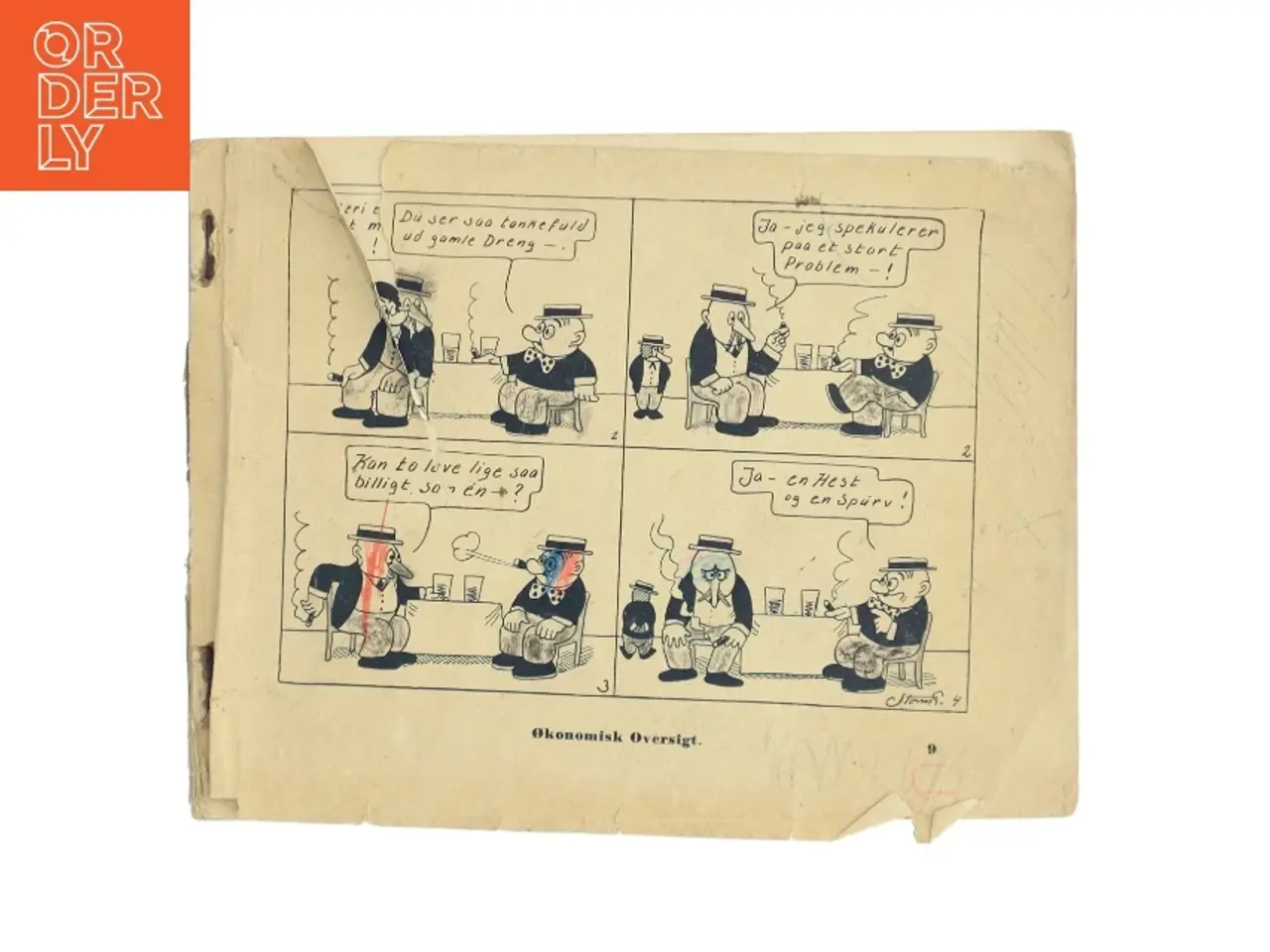 Billede 1 - Gammel tegneserieside