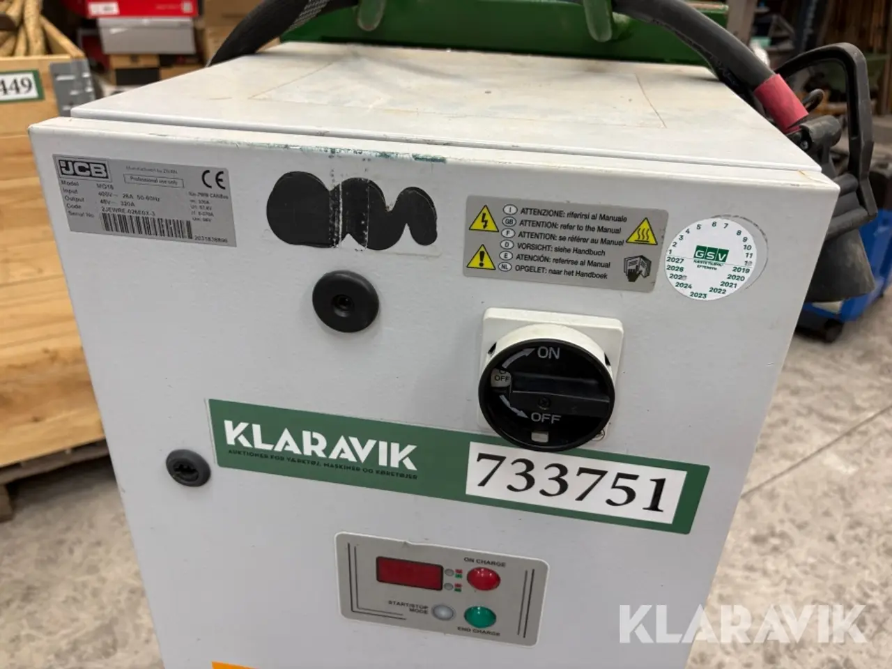 Billede 8 - Oplader til trucks JCB MG18