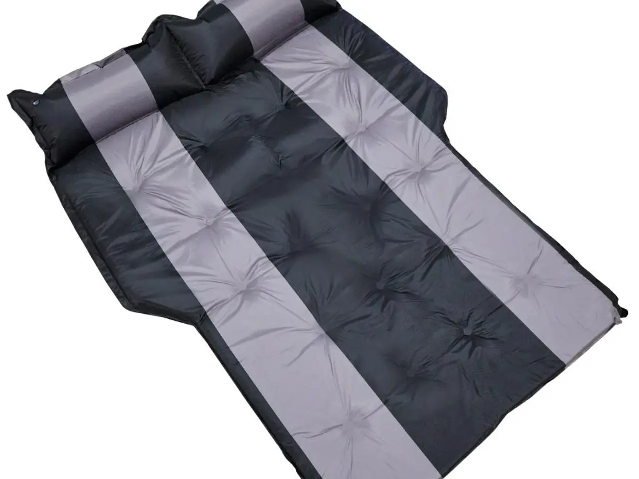 Billede 2 - Oppustelig madras til bil - 180 × 120 cm - sort/sølv