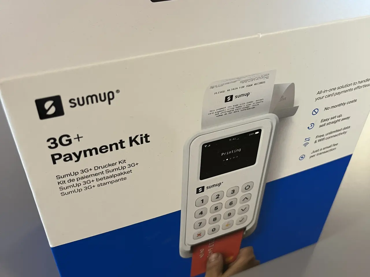 Billede 1 - SumUp 3G kortterminal – fungerer perfekt
