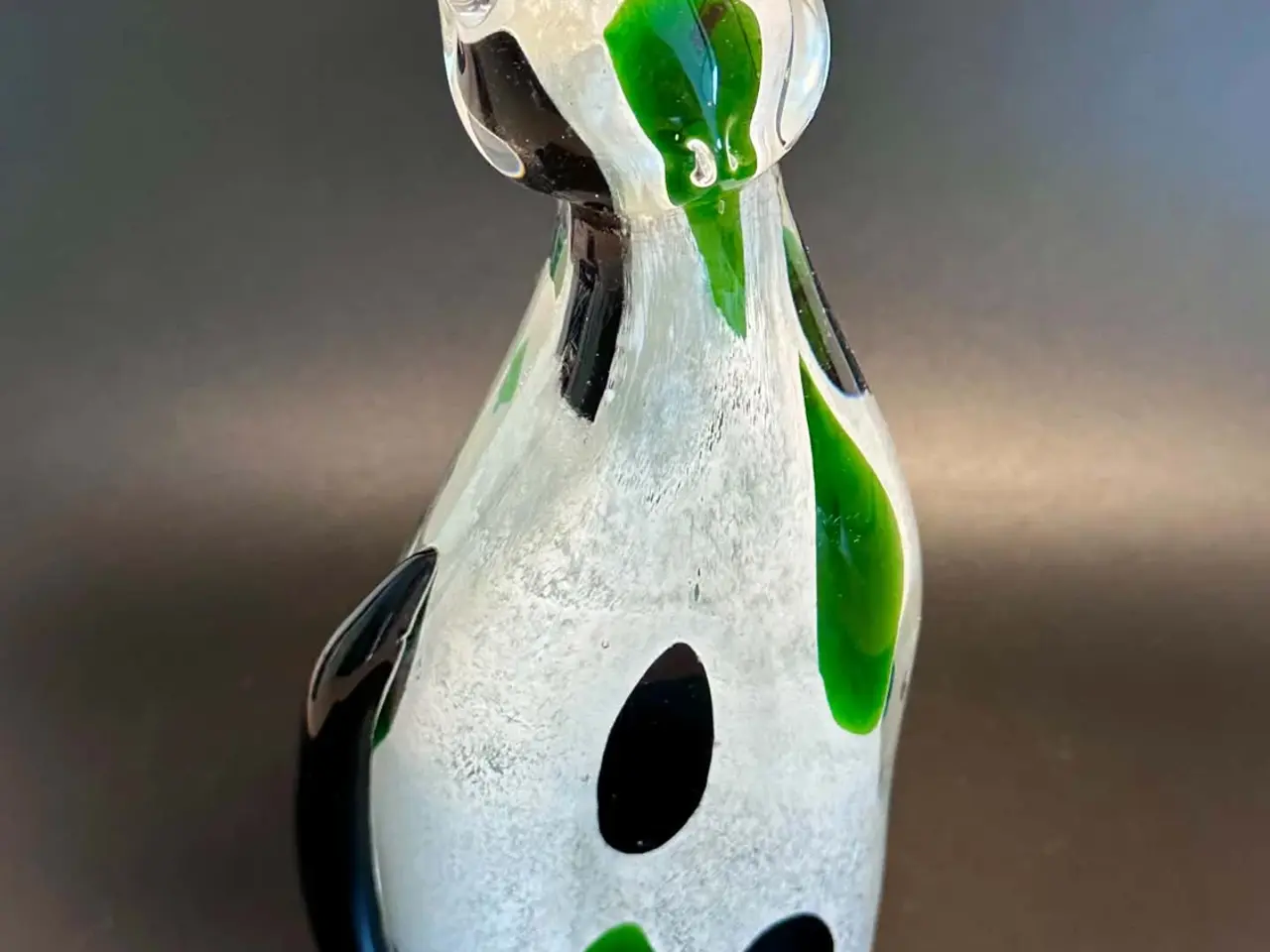 Billede 7 - Søde håndlavede glaskatte i kunstglas.