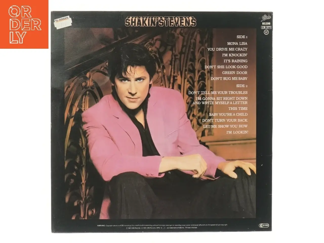 Billede 2 - Shakin' Stevens album - 'Shaky' fra Epic Records