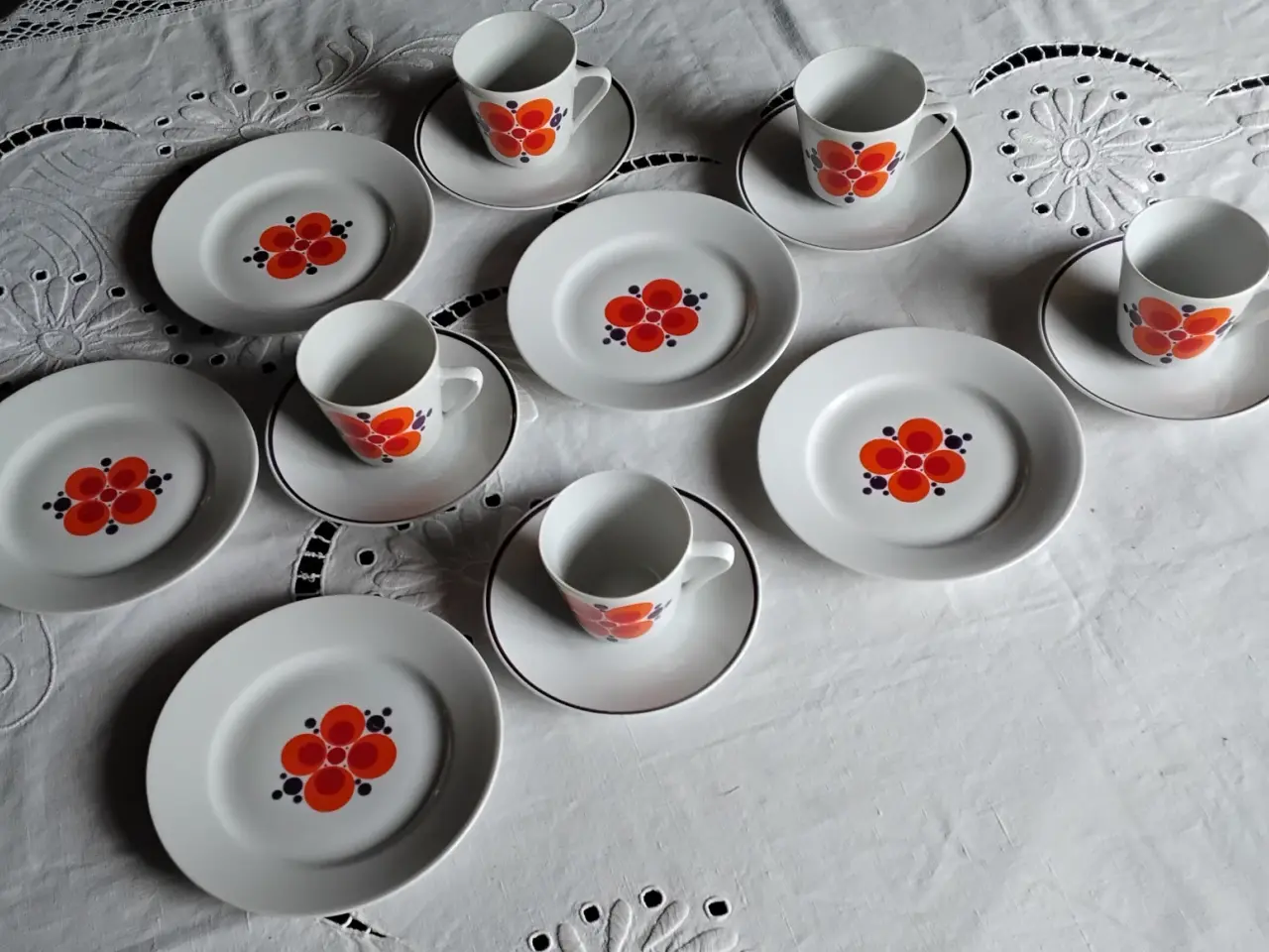 Billede 1 - Retro kaffestel fra Colditz - Germany keramik