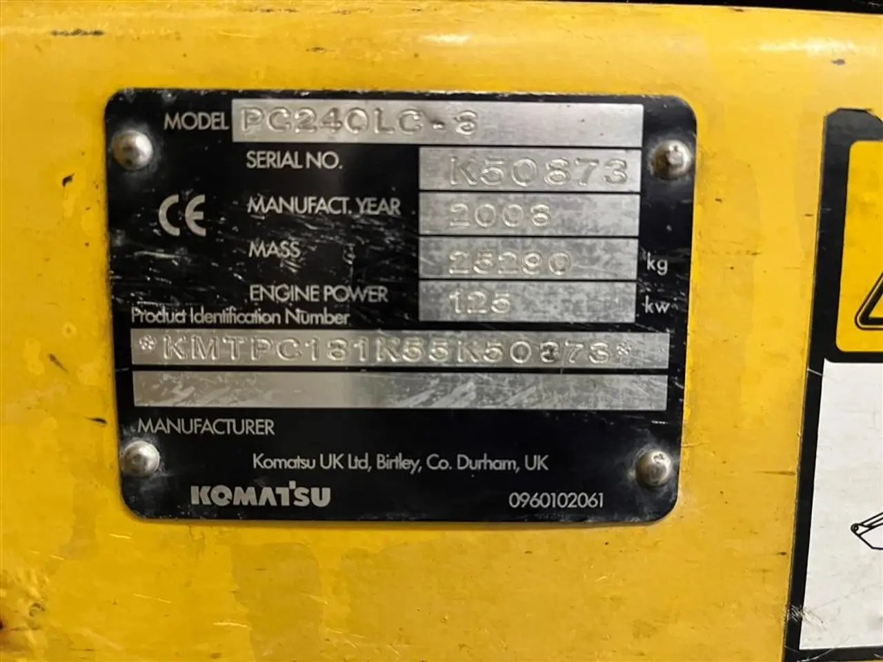 Billede 14 - Komatsu PC240 LC-8 1000 timer. siden ny undervogn