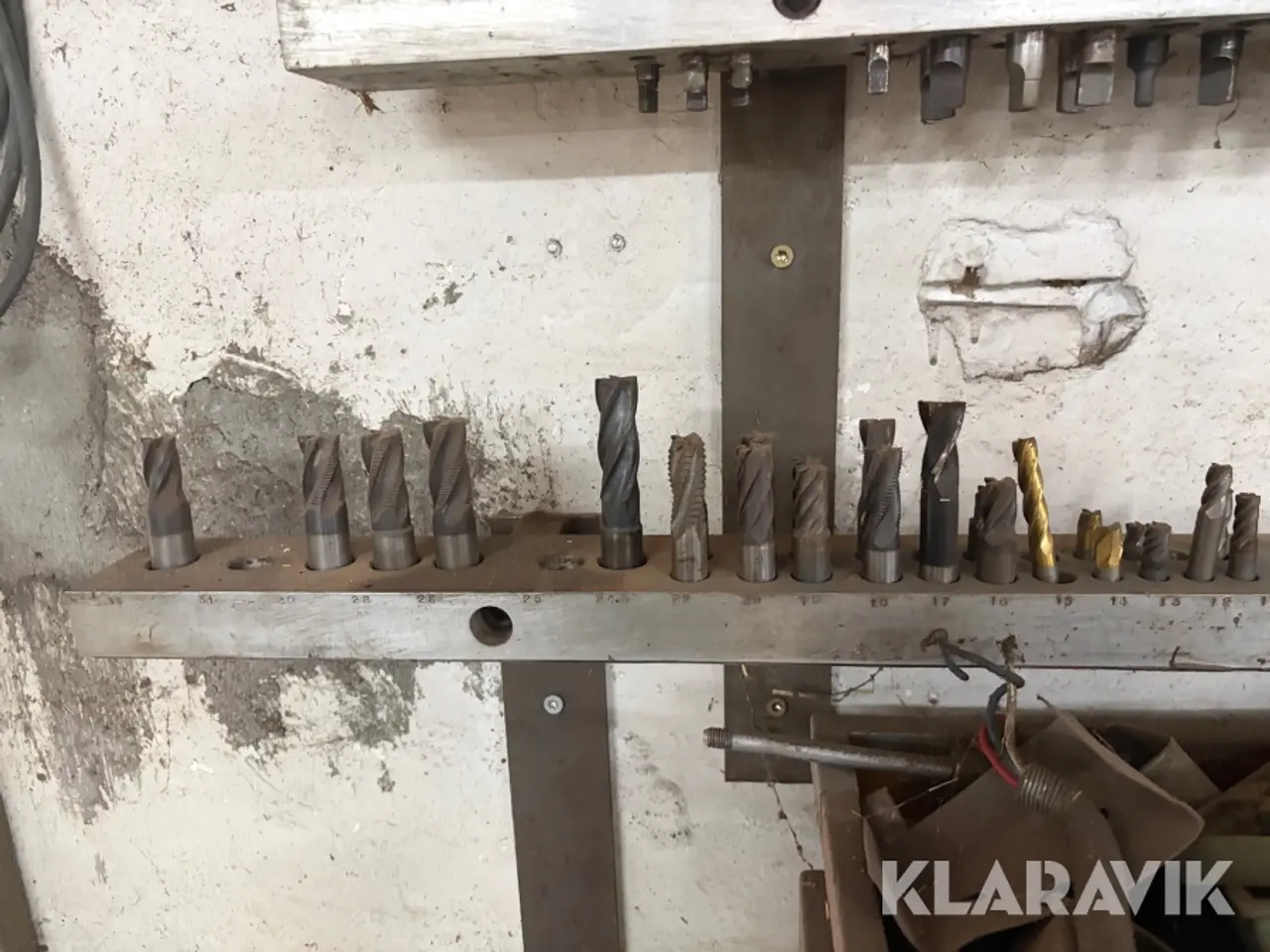 Billede 3 - Stort parti konusbor og fræsere med vægskinner