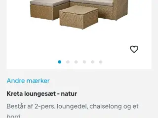 Kreta Loungesæt