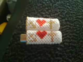 Lavet i perler til ligter