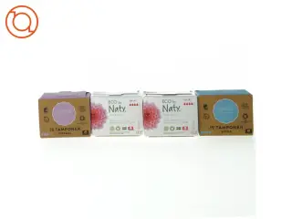 ØKO tamponer fra Naty og Ginger (str. 8 x 6 x 4 cm)