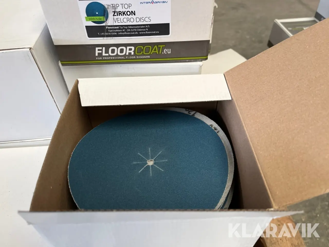 Billede 6 - Slibe discs Floorcoat 710 tip top zirkon velcro discs m hul
