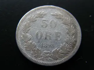 Sverige  50 öre  1898 EB  KM#740