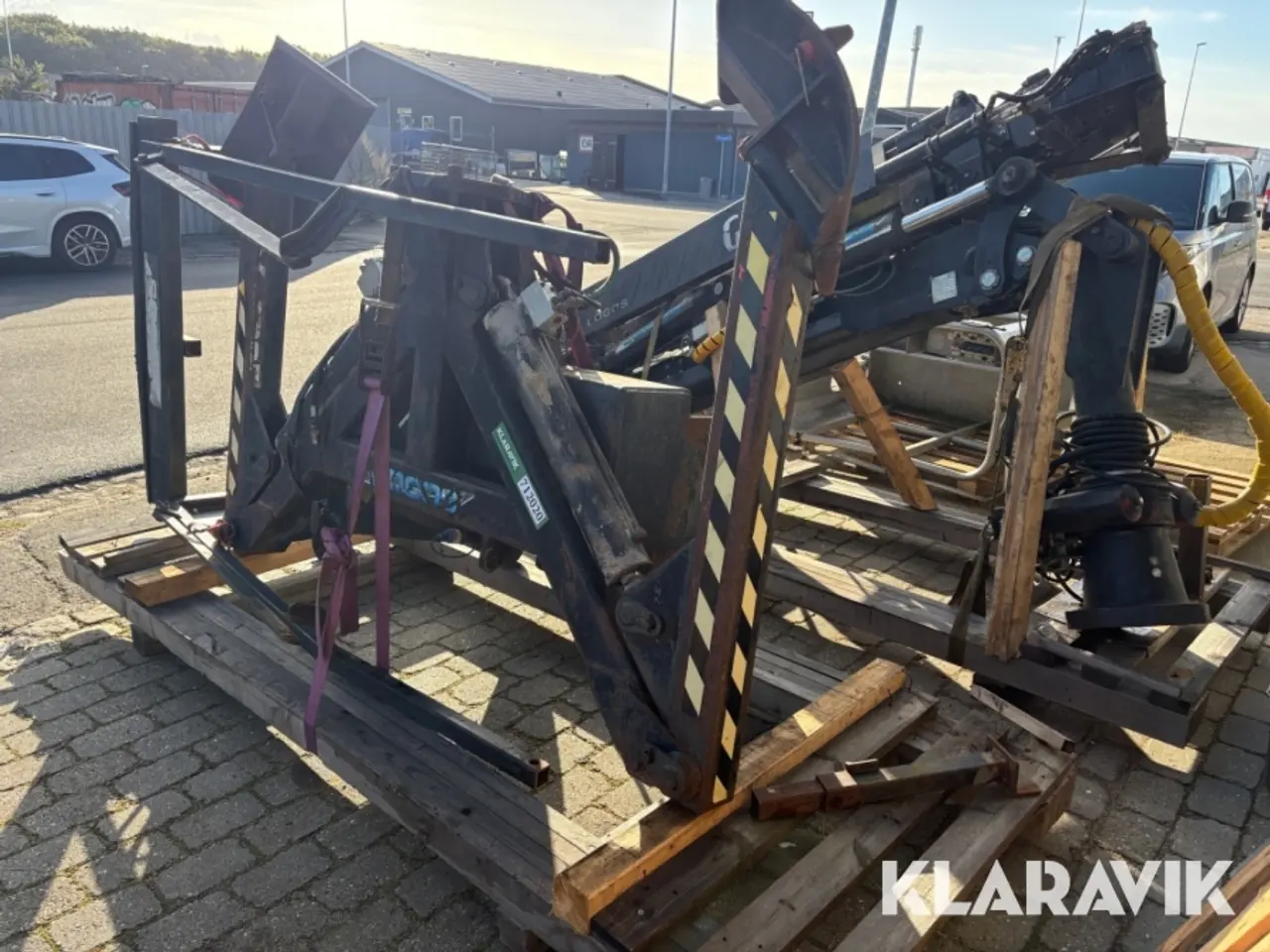 Billede 4 - Kran til traktor Giraf System I70 - med mandakabskurv