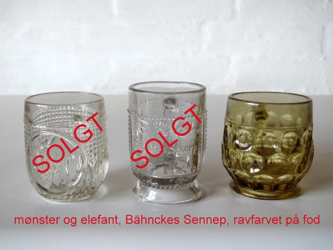 Billede 3 - 8 Forskellige gamle børneglas