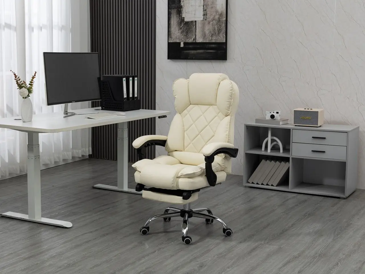 Billede 2 - Kontorstol Activejet YK7416 - beige